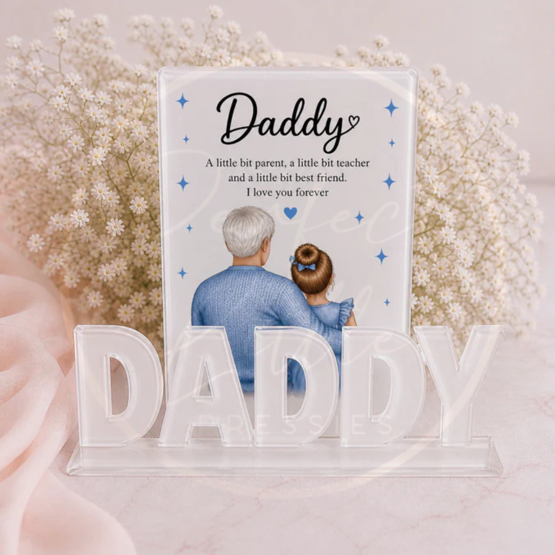 Memorial - Daddy/Dad/Grandad Photo Stand