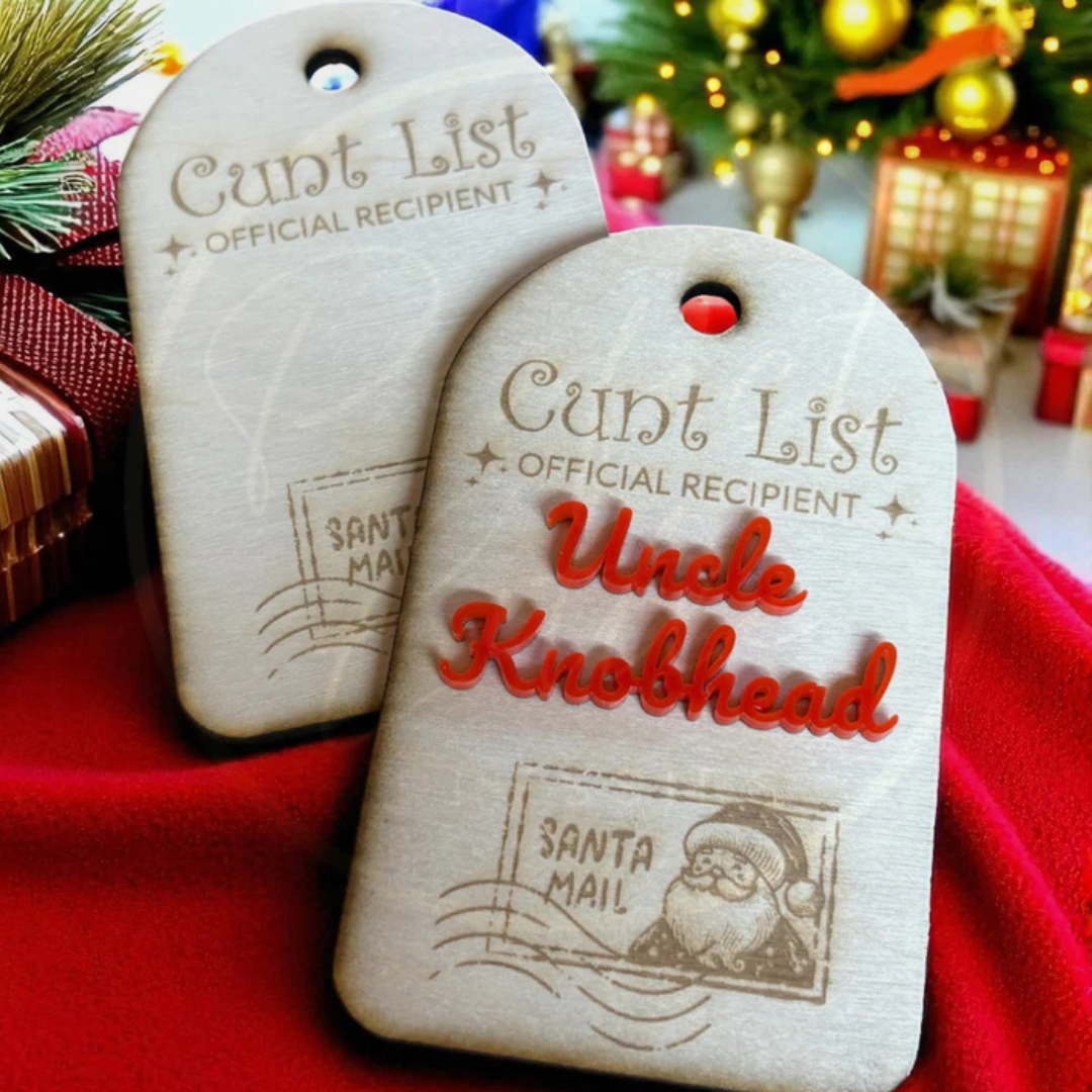 Christmas - Adult Sweary Gift Tag
