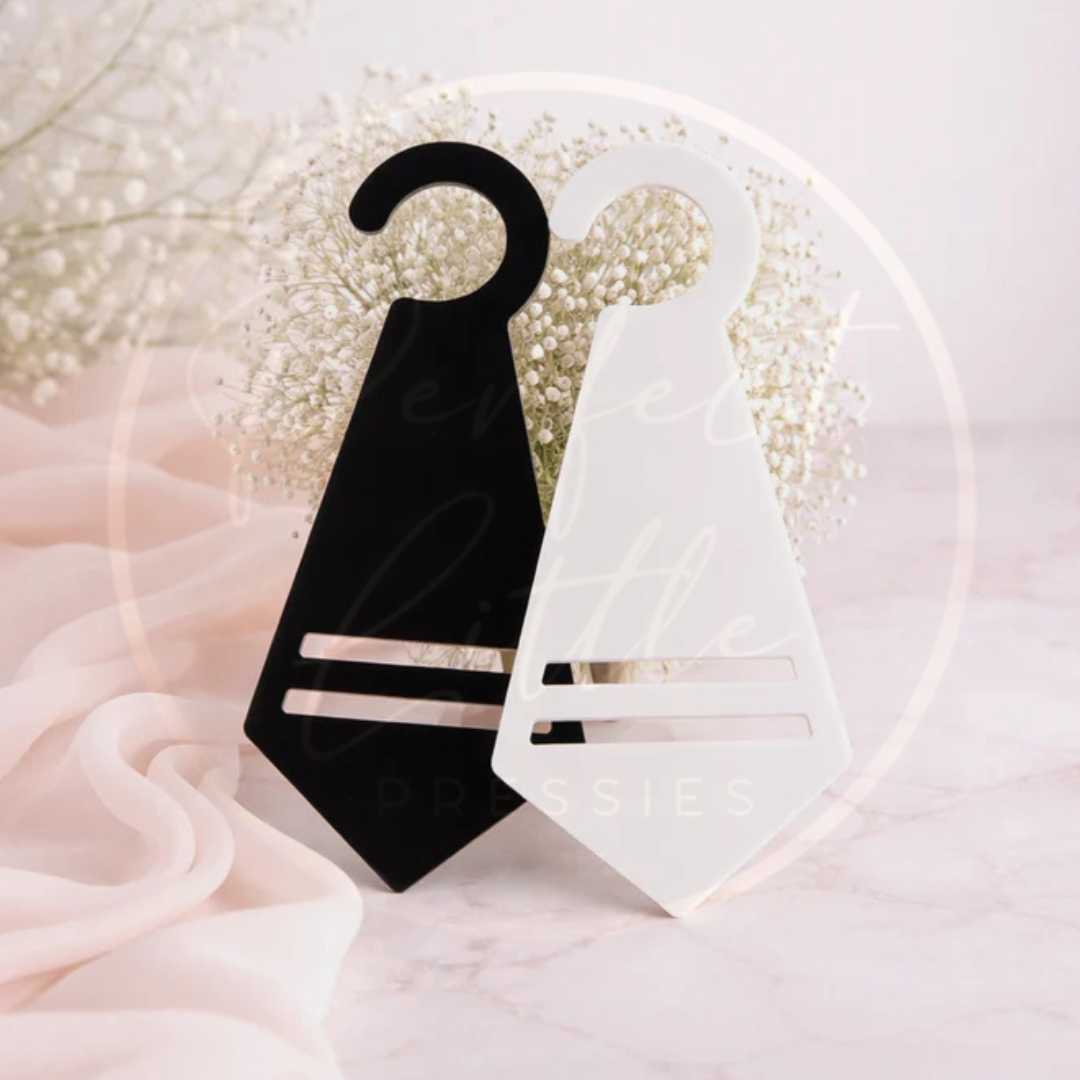 Wedding/Occasion - Acrylic Tie Holder