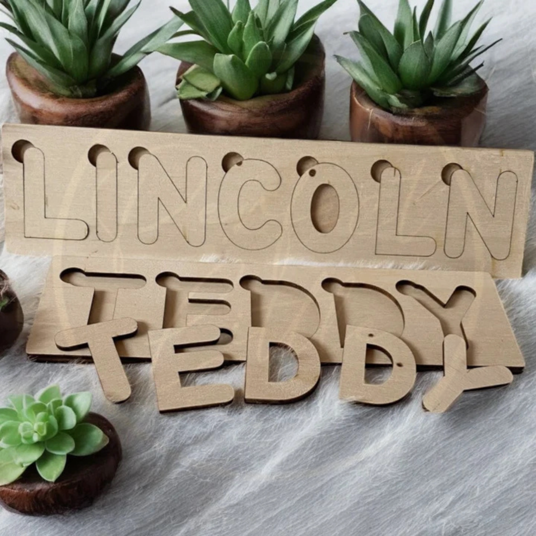 Kids - Wooden Name Puzzle