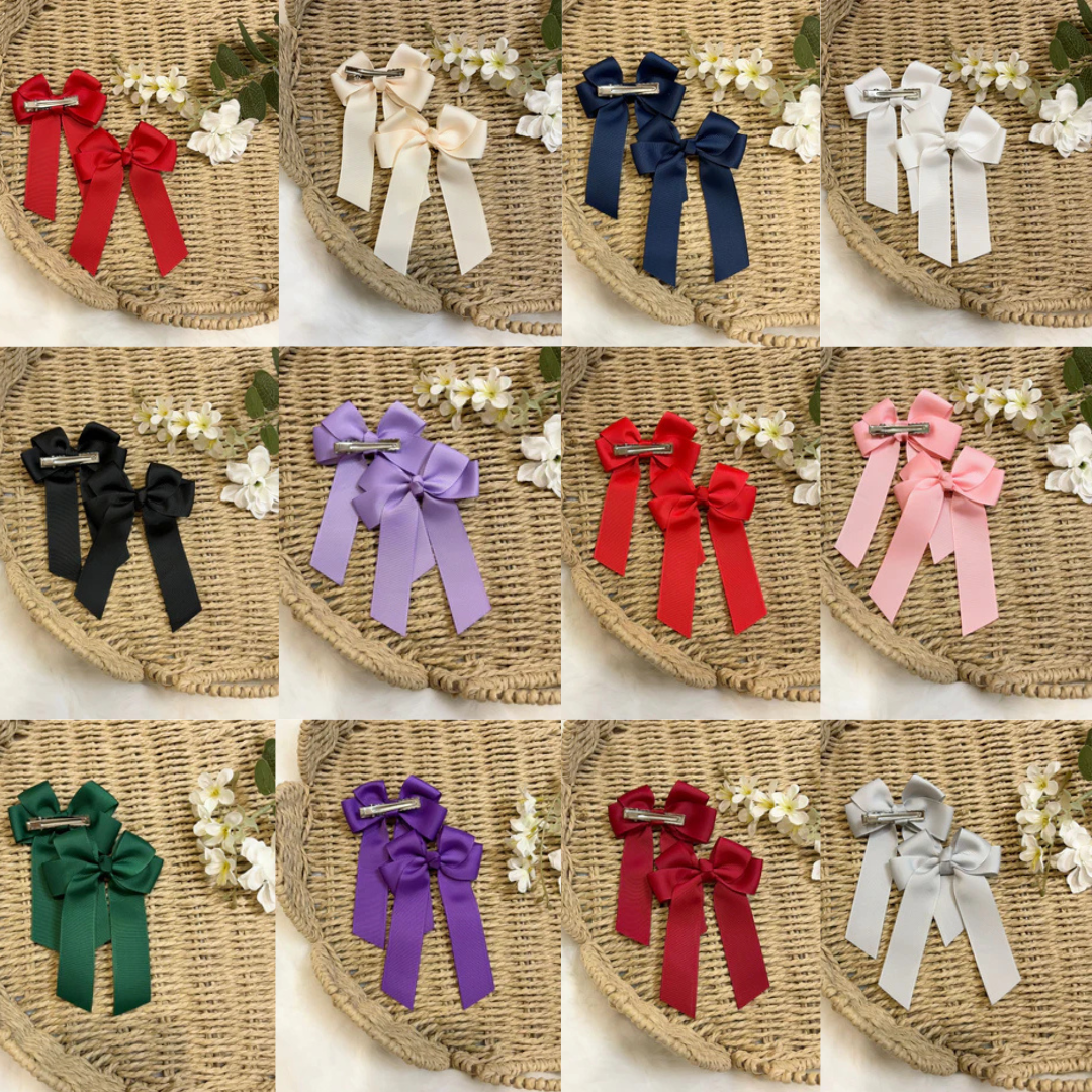 Hair Bow (40+ Colours)