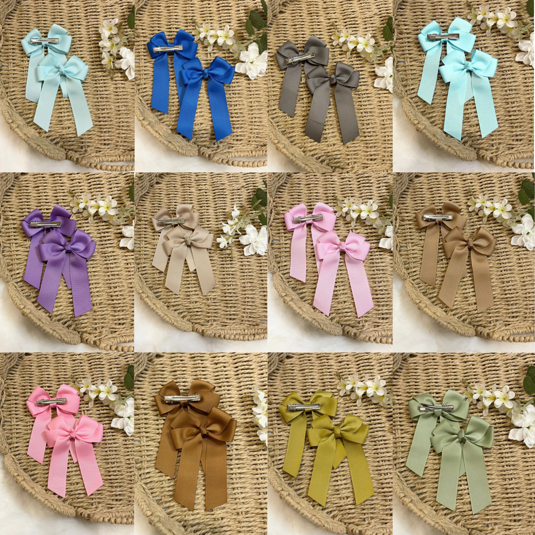 Hair Bow (40+ Colours)
