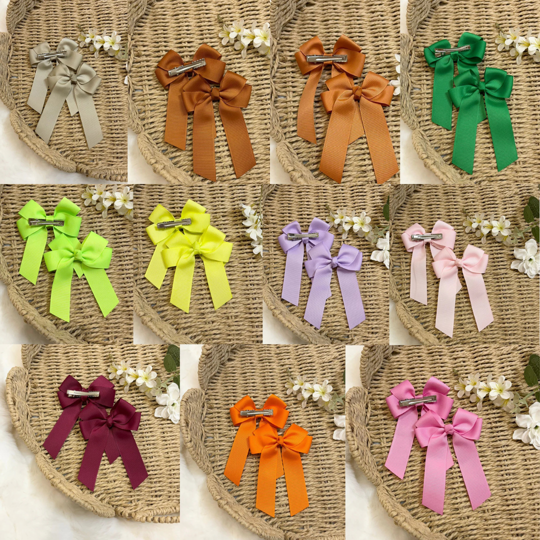 Hair Bow (40+ Colours)