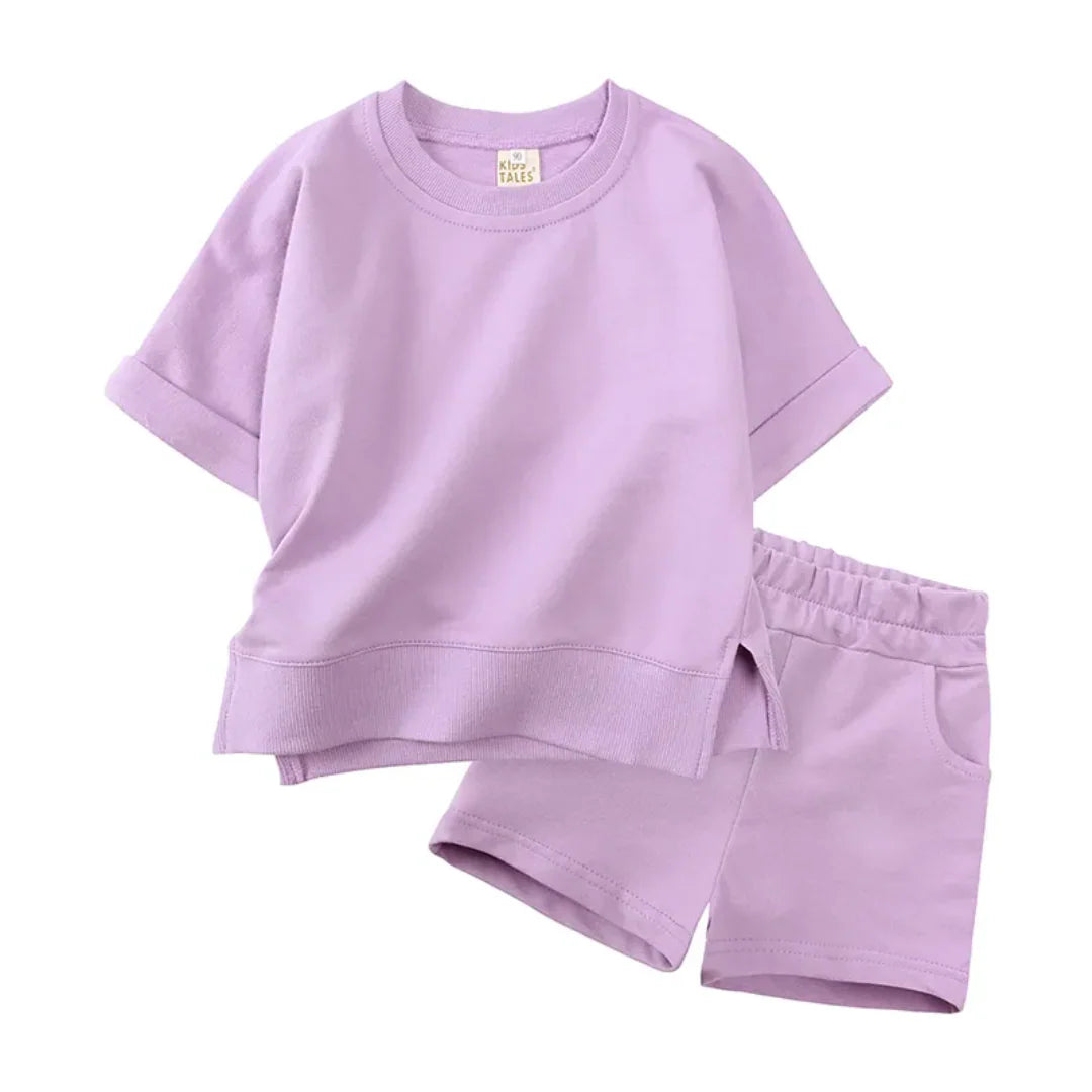 Kids Spring Shorts/T Set