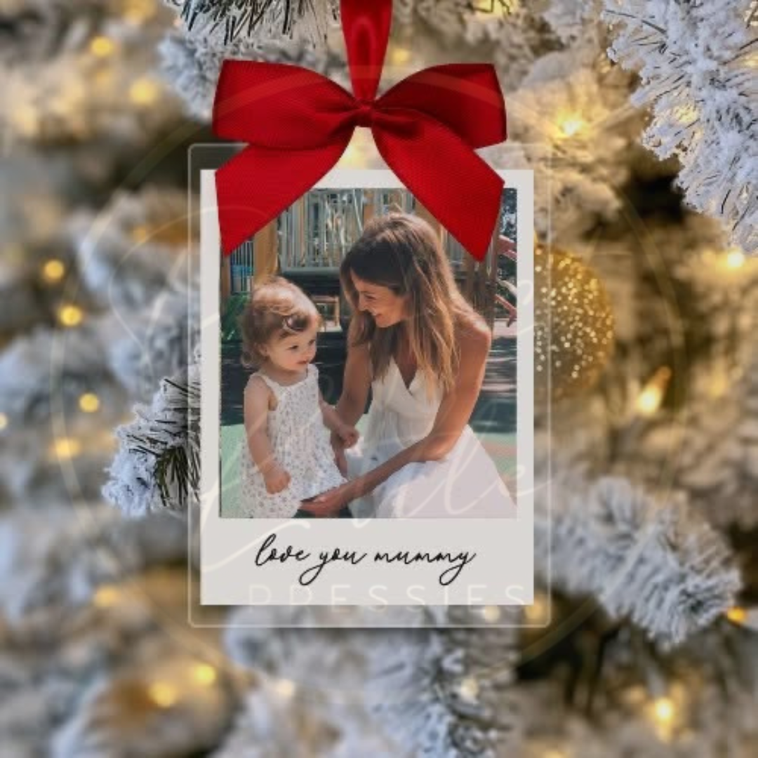 Christmas Decoration - Polaroid Image