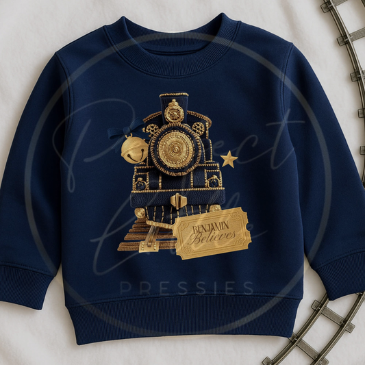 Christmas Sweatshirt - Navy Express