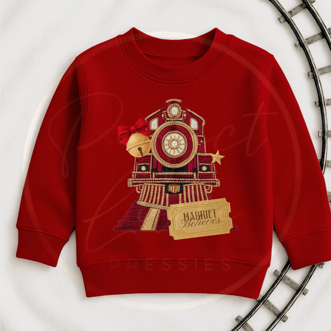 Christmas Sweatshirt - Red Express