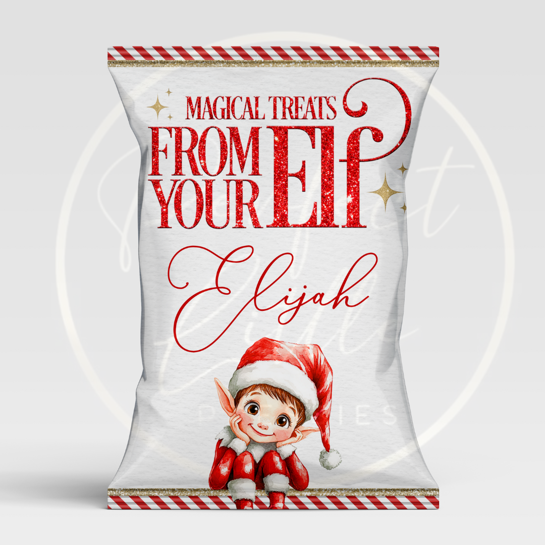 Christmas Treat Packet - Red Elf