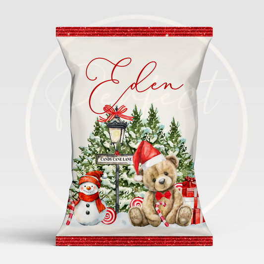 Christmas Treat Packet - Red Bear