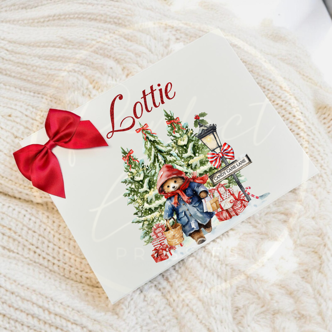 Christmas Box - Classic Bear Candy Cane Lane