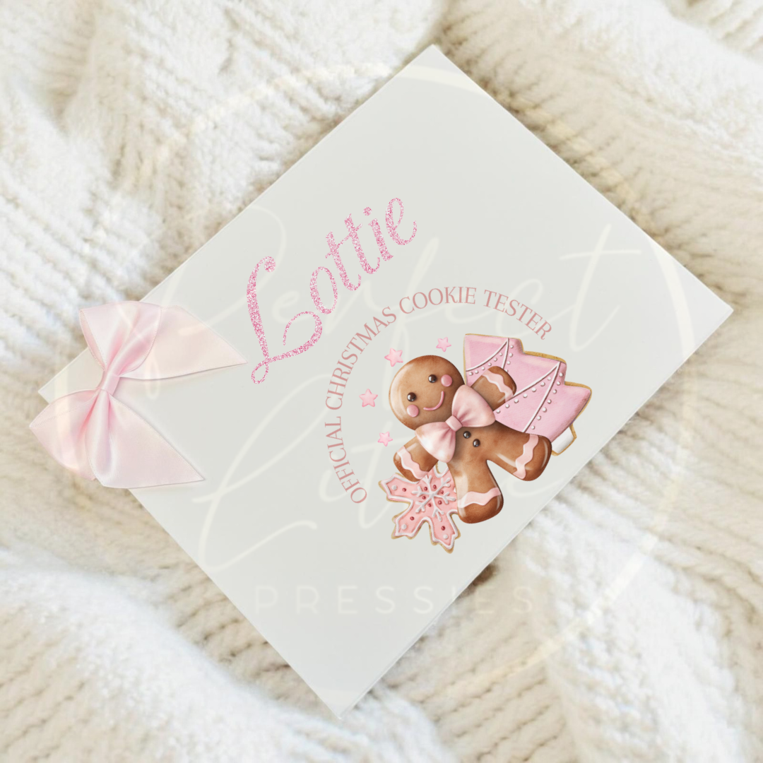Christmas Box - Pink Cookie Tester