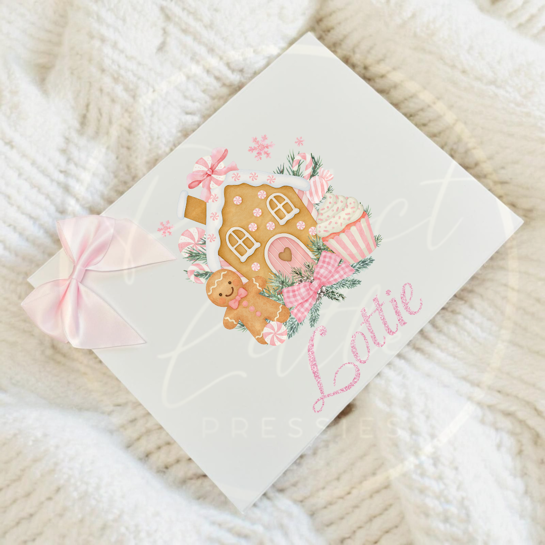 Christmas Box - Pink Gingerbread House