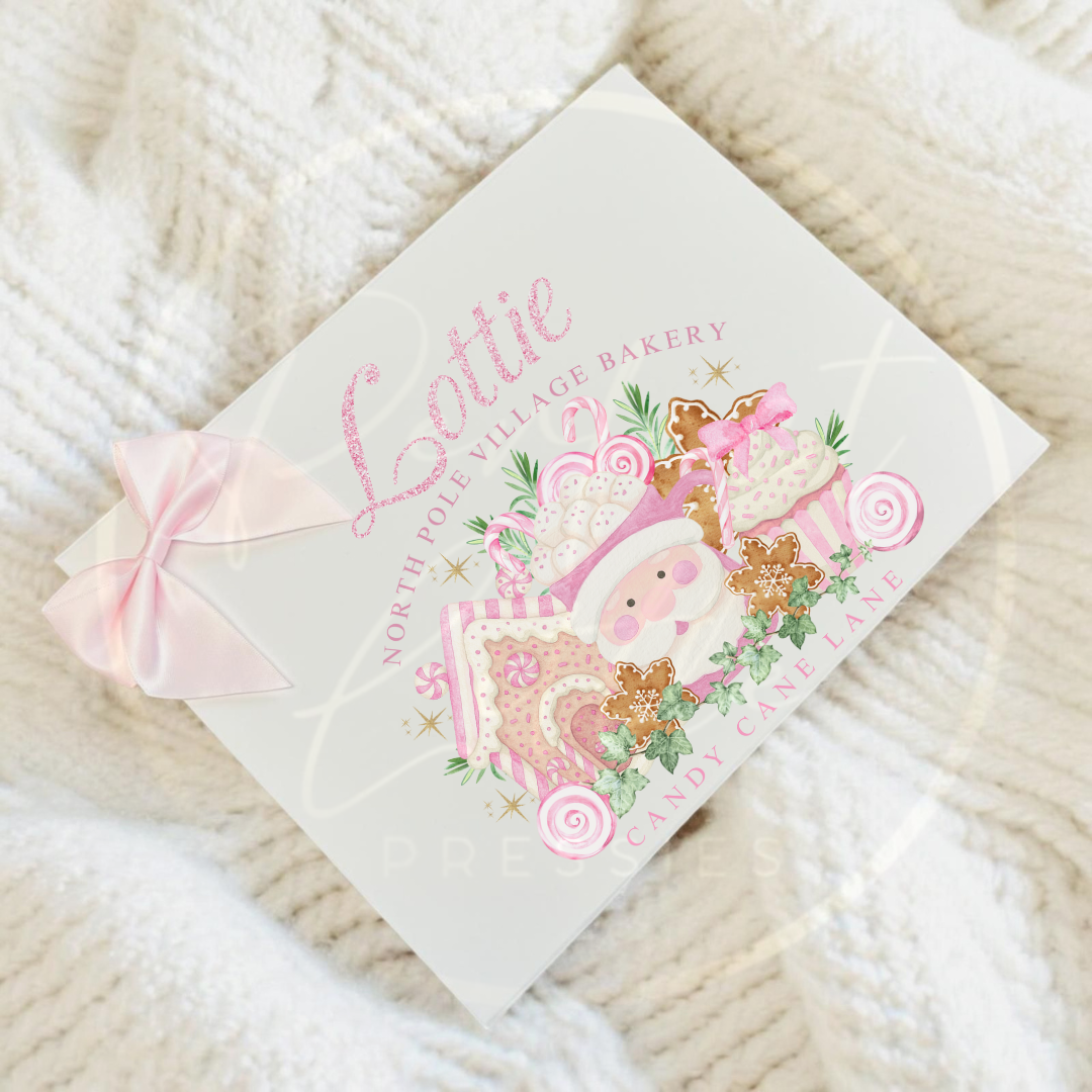 Christmas Box - Pink Village Bakery Scene