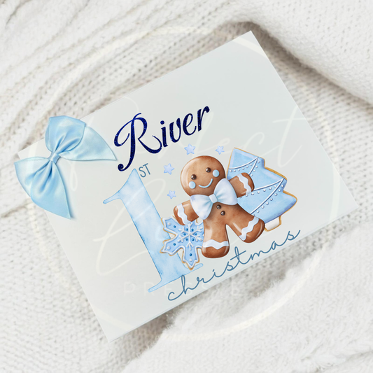 Christmas Eve Box - 1st Christmas Blue Gingerbread