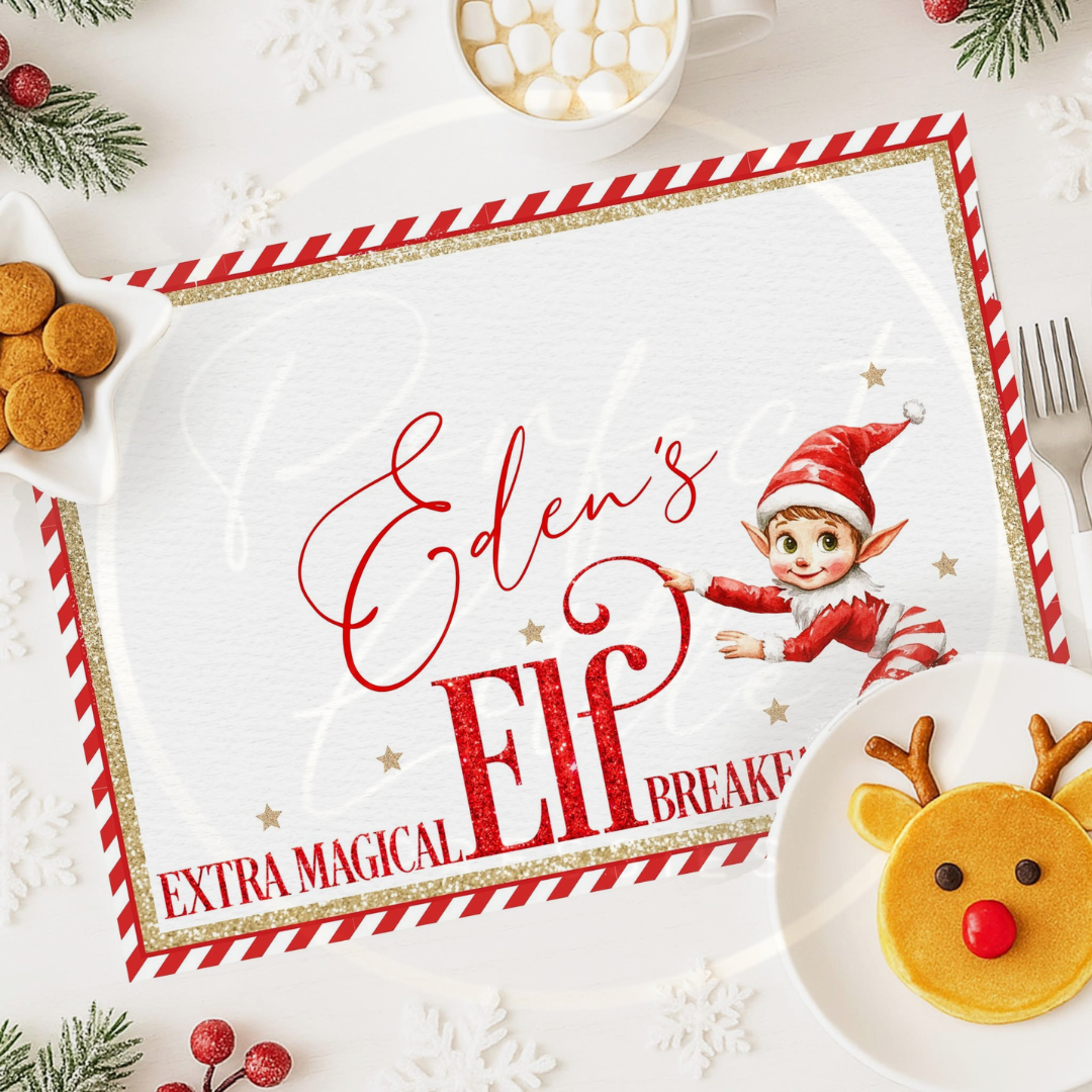 Christmas Placemat - Elf