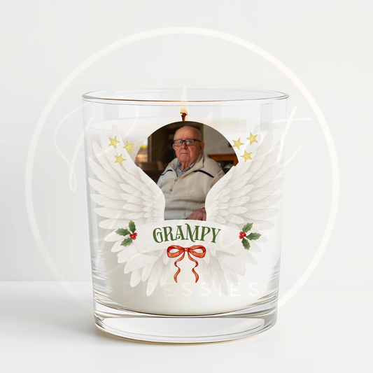 Christmas Candle - Angel Image