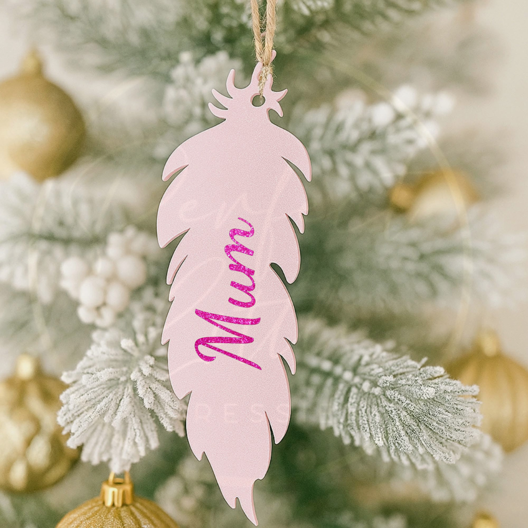 Christmas Decoration - Memorial Feather