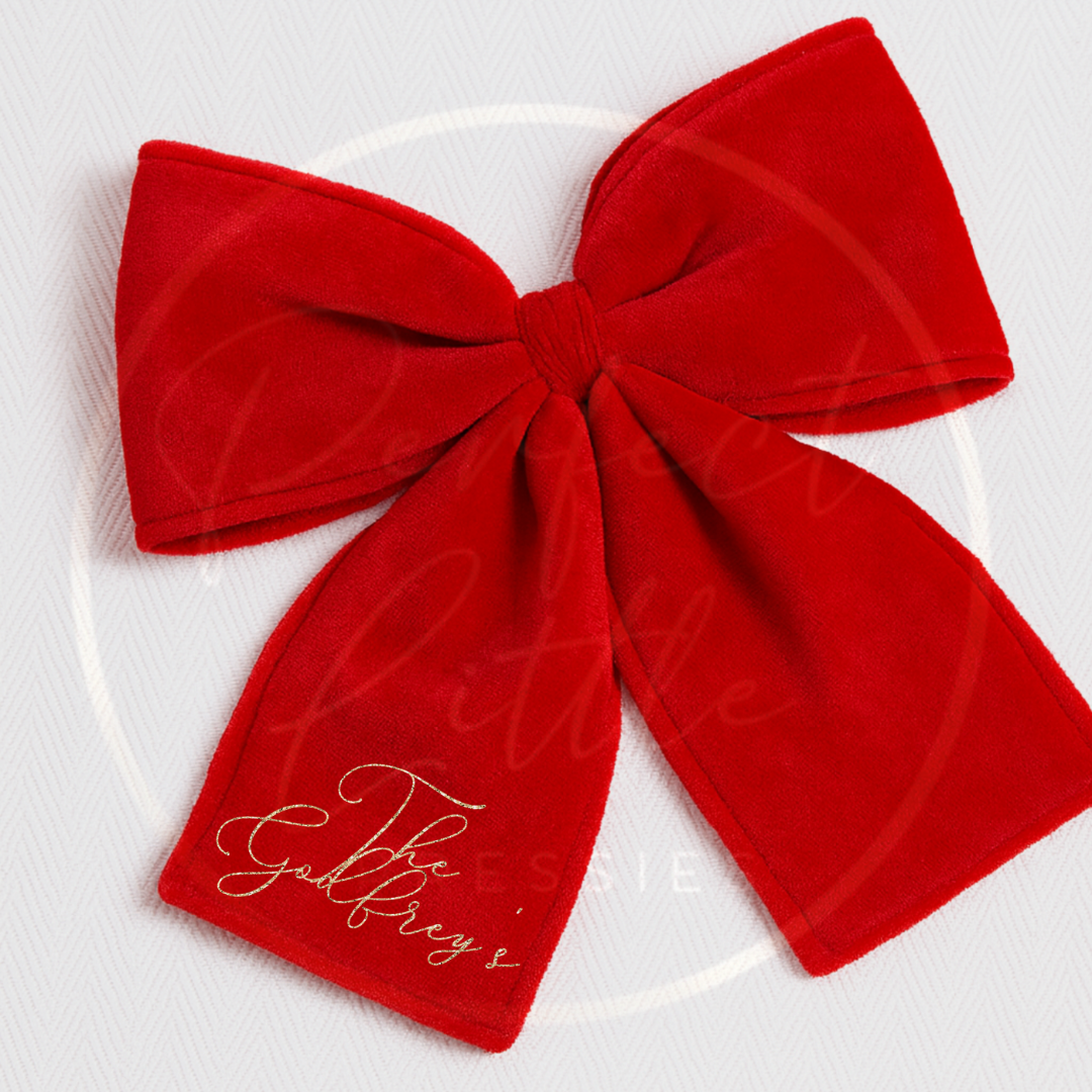Christmas Decoration - Giant Velvet Bow