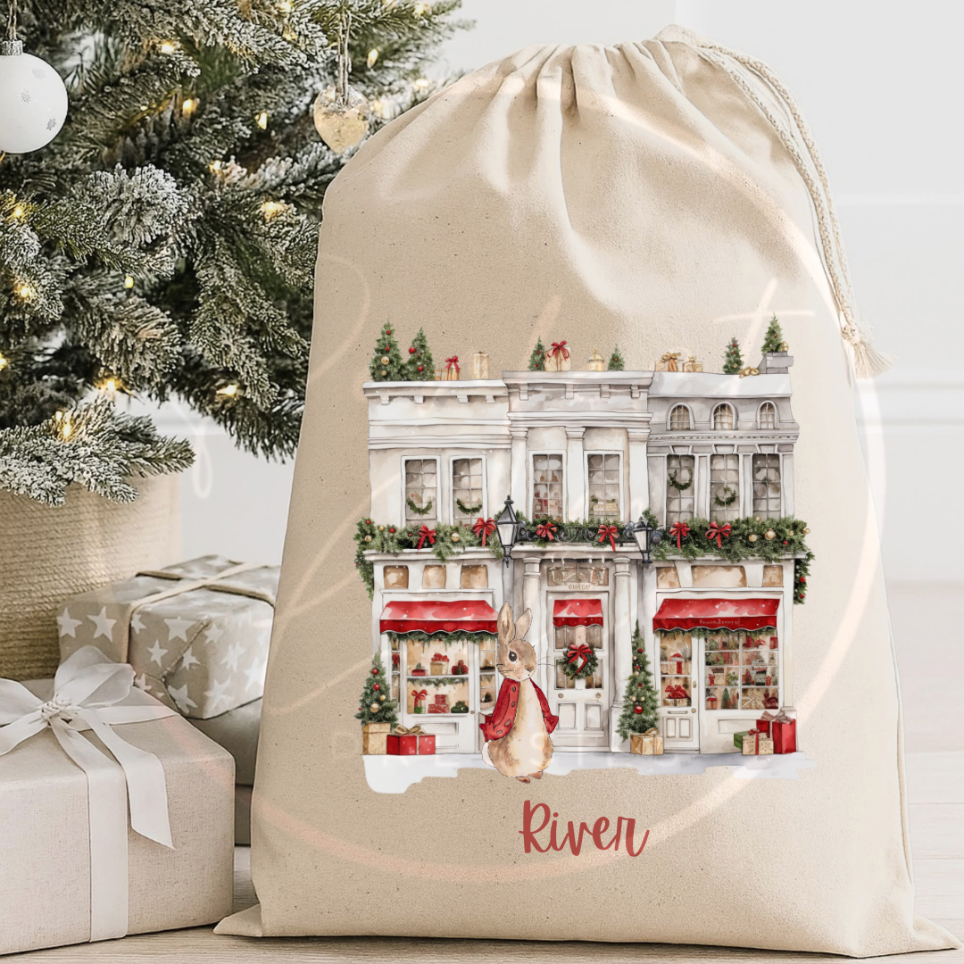 Christmas Sack - Cottage Scenes