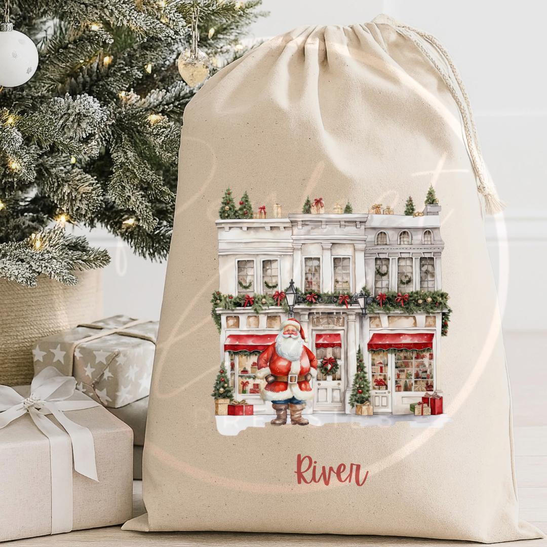Christmas Sack - Cottage Scenes