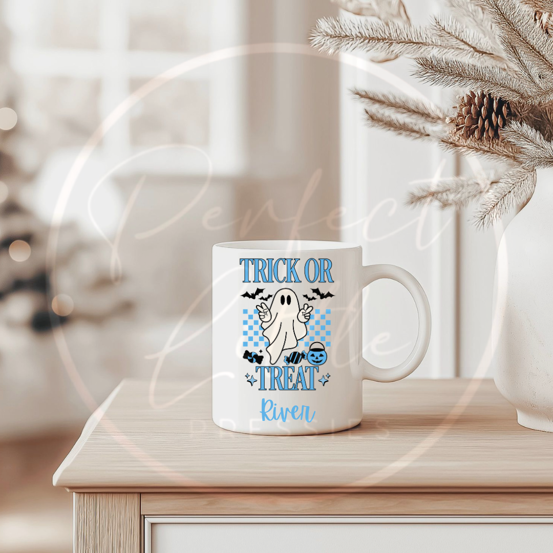 Halloween Blue Trick Or Treat Mug