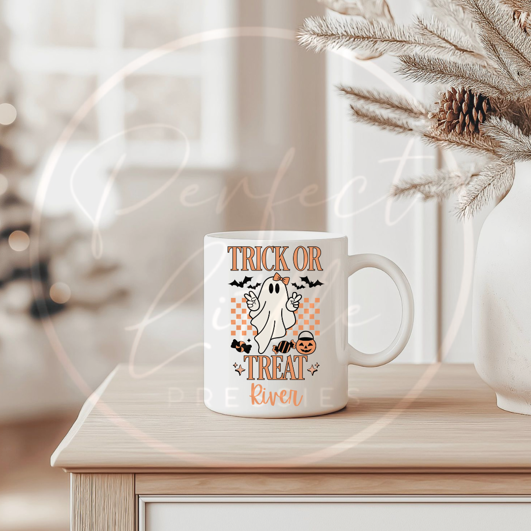 Halloween Orange Trick Or Treat Mug