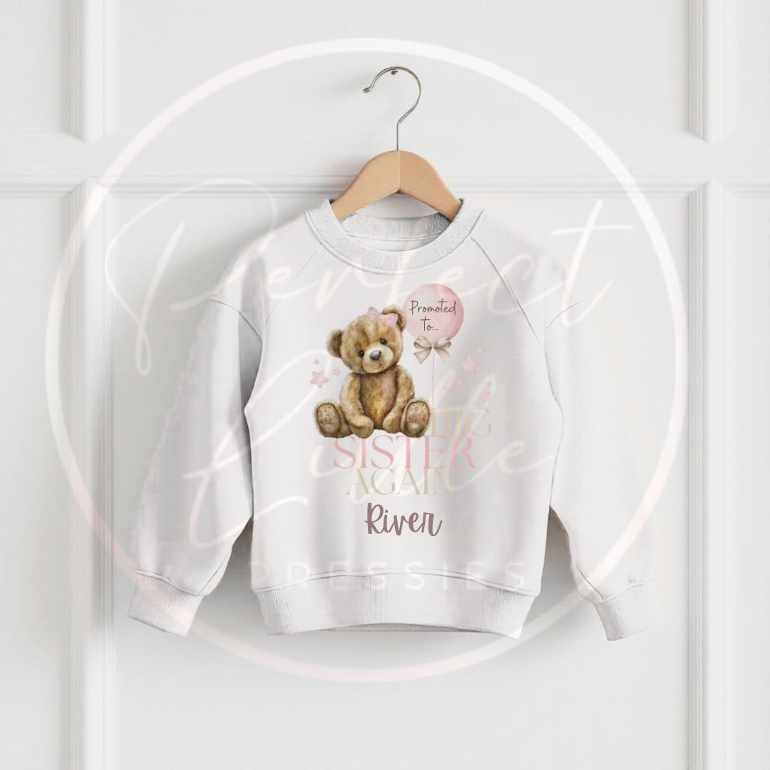 Promoted To Big Sister Sweatshirt