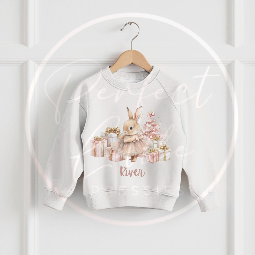 Christmas Sweatshirt - Bunny Presents