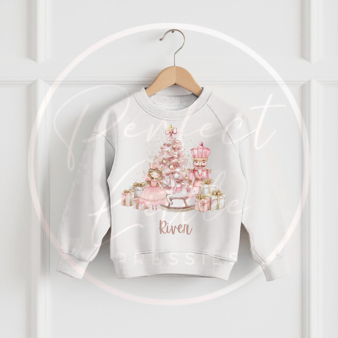 Christmas Sweatshirt - Ballerina Nutcracker Scene