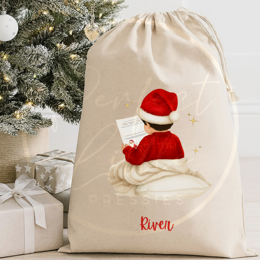 Christmas Sack - Nice List Boy