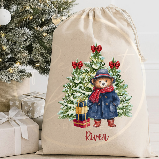 Christmas Sack - Classic Bear