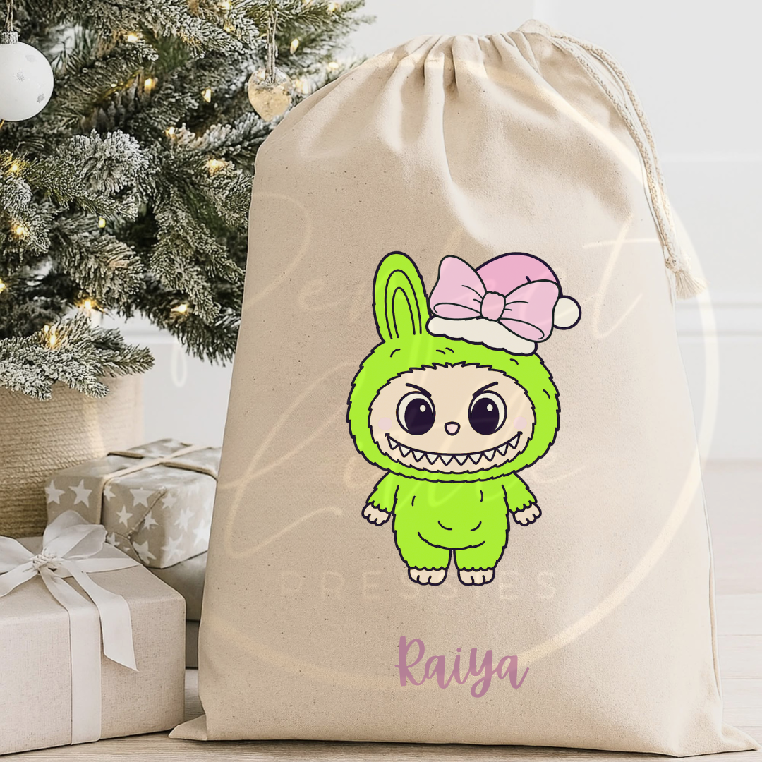 Christmas Sack - Bubu Monster Green