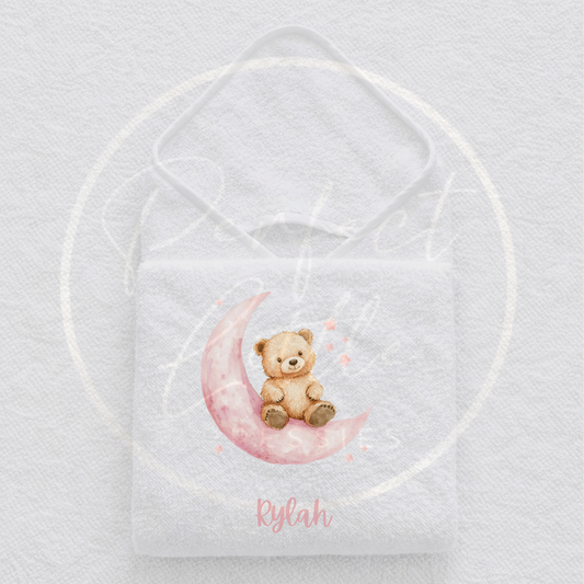 Baby Hooded Towel - Moon Bear Design