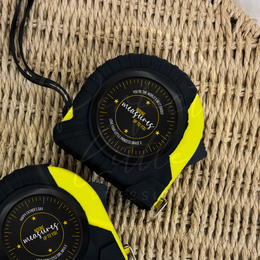 Father's Day - Tape Measure Black Centre