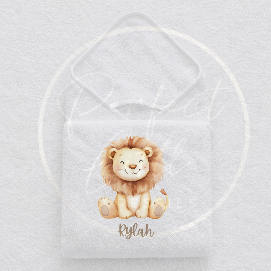 Baby Hooded Towel - Cute Animal Design