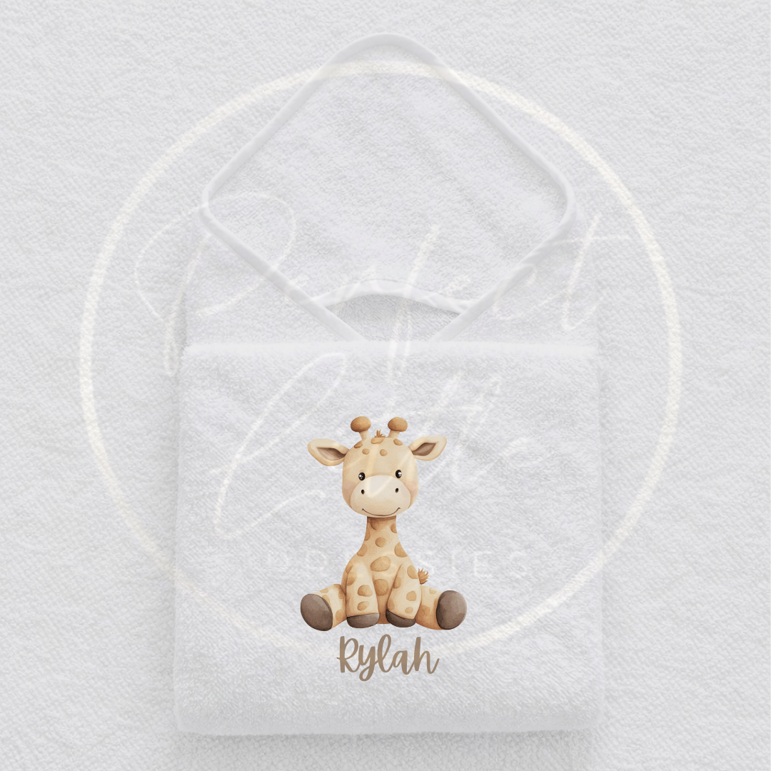 Baby Hooded Towel - Cute Animal Design