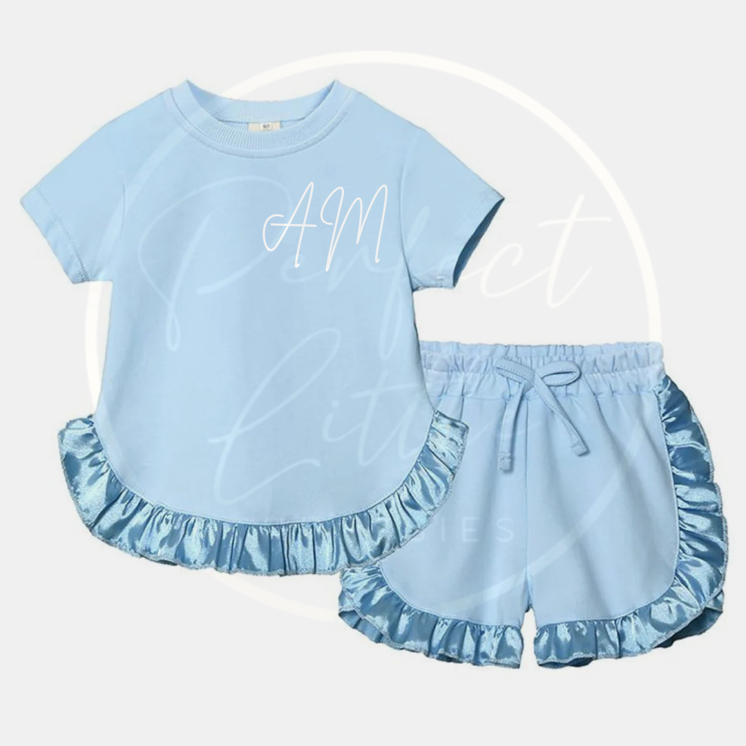 Girls Frill Edge Two Piece Set