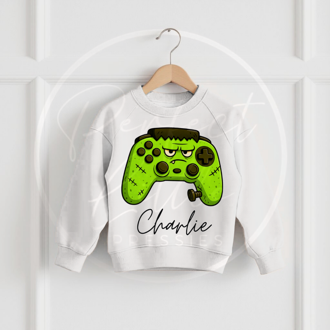 Halloween Kids Gaming Designs Sweatshirt