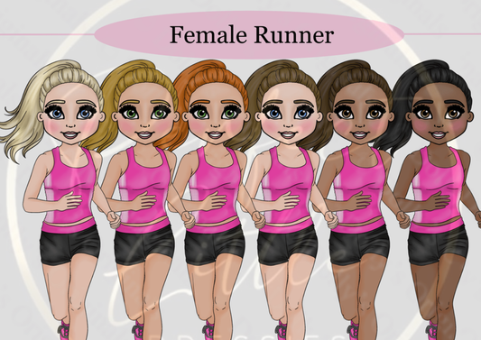 DESIGN A DOLLY - Female Runner