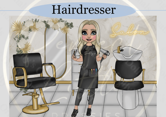 DESIGN A DOLLY - Hairdresser