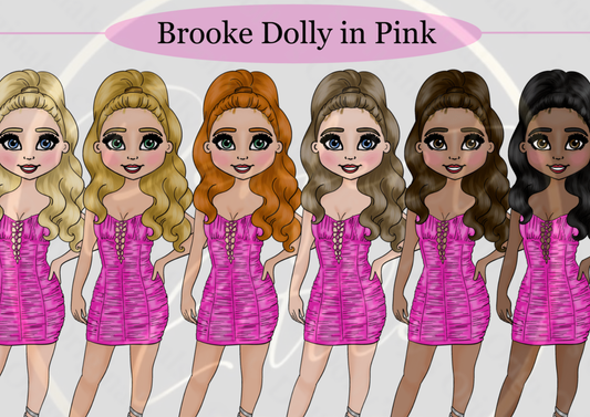 DESIGN A DOLLY - Brooke Pink