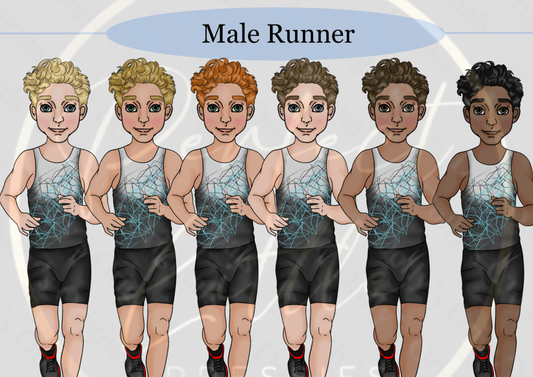 DESIGN A DOLLY - Male Runner