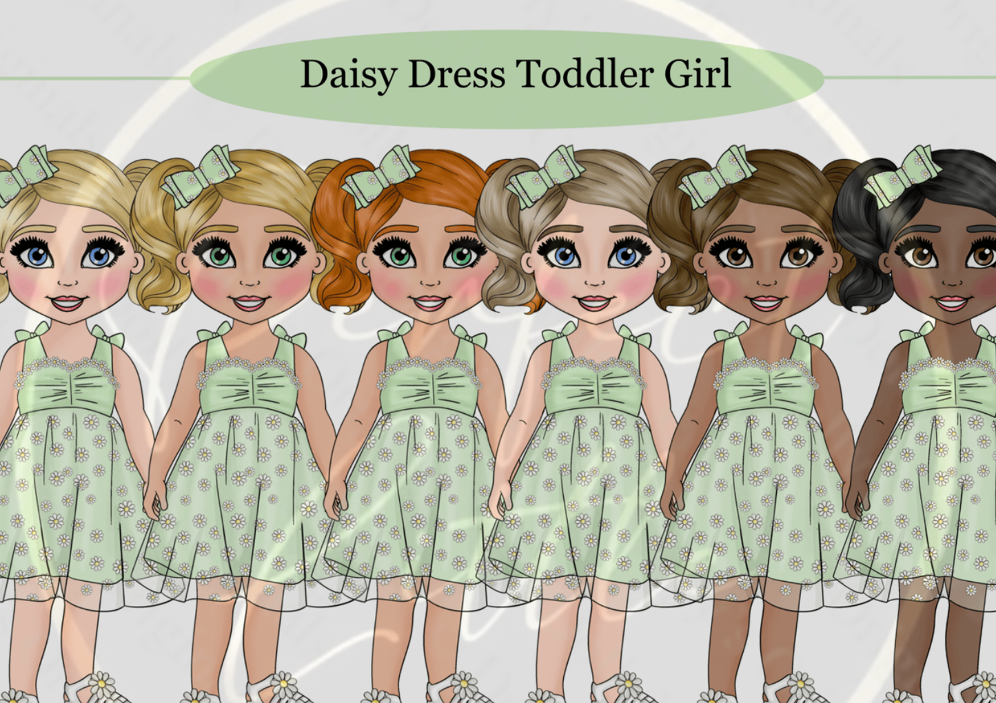DESIGN A DOLLY - Daisy Dress Toddler Girl