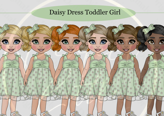 DESIGN A DOLLY - Daisy Dress Toddler Girl