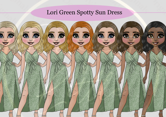 DESIGN A DOLLY - Lori Green Spotty Sun Dress