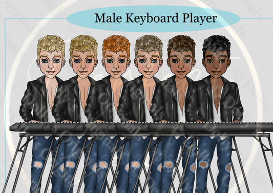 DESIGN A DOLLY - Male Keyboard Player