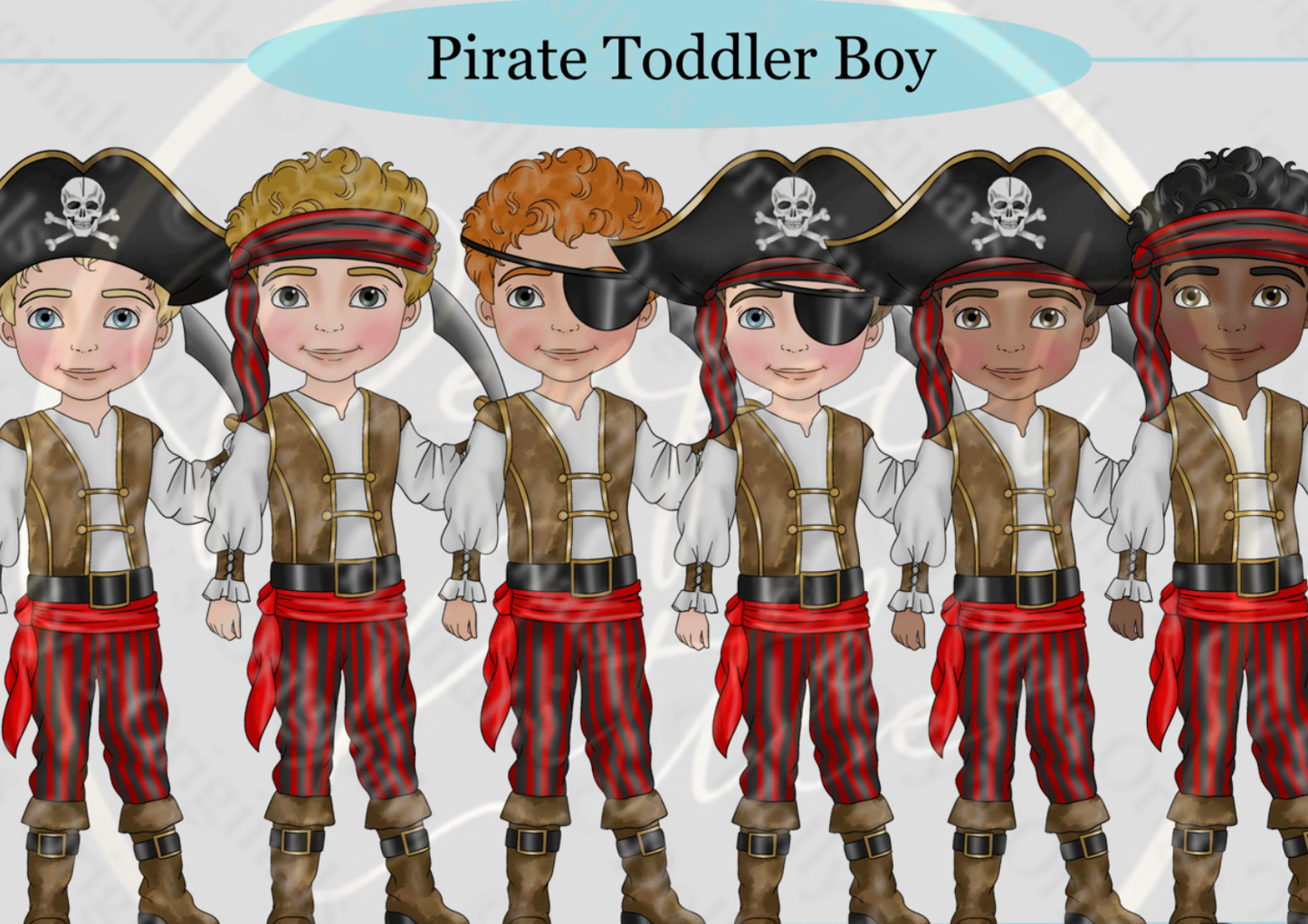 DESIGN A DOLLY - Pirate Toddler Boy