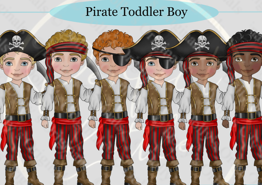 DESIGN A DOLLY - Pirate Toddler Boy