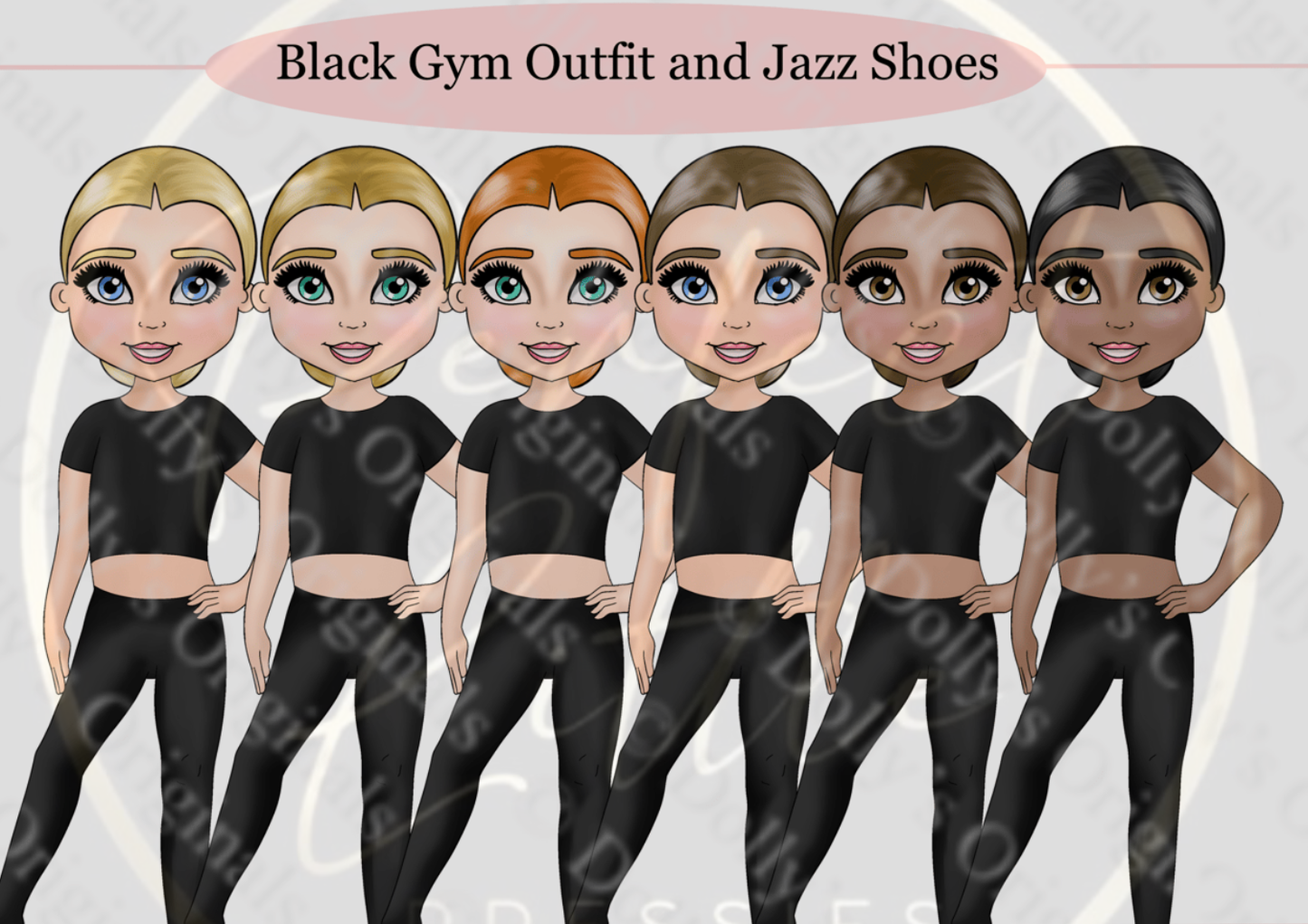 DESIGN A DOLLY - Black Jazz Outfit