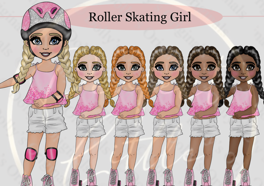 DESIGN A DOLLY - Roller Skating Girl